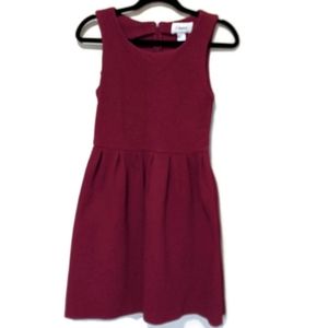 Ganni Noon & Night Sleeveless Dark Red Dress sz S